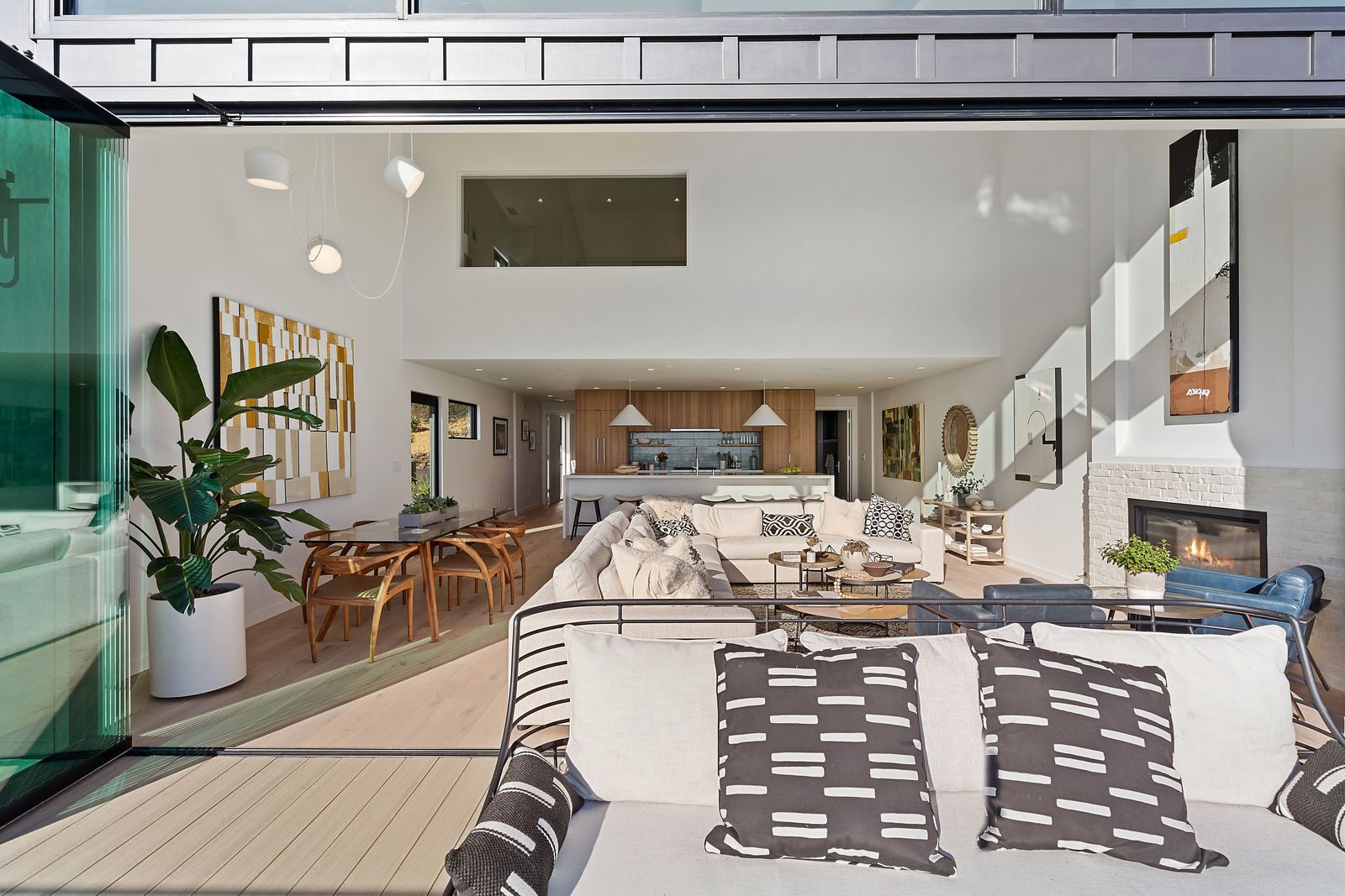 image of folding doors open